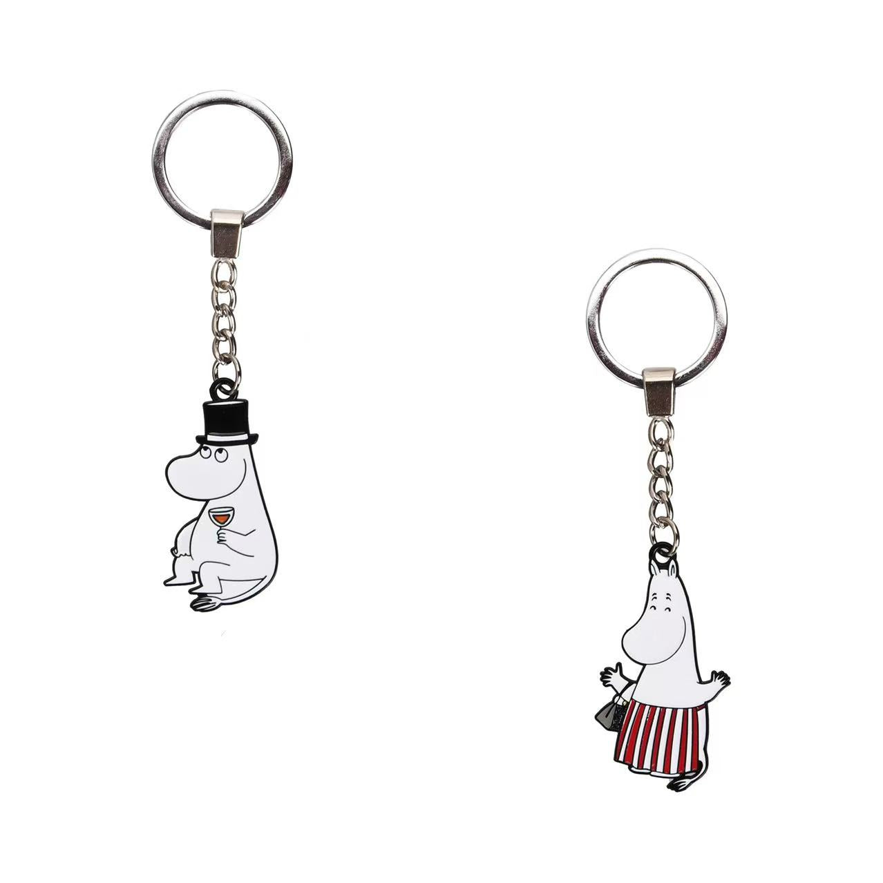 Moomin｜Big Character Keychain/Keyring｜diameter 4-6 cm