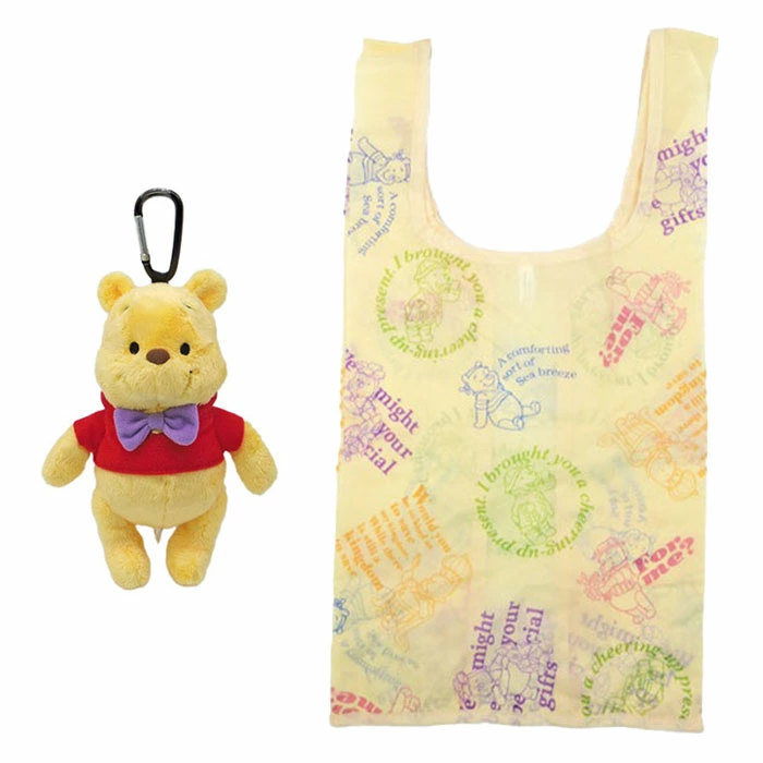 Disney｜Eco Bag Mascot Holder /Plush Keychain｜H19 x W13 x D9cm approx.