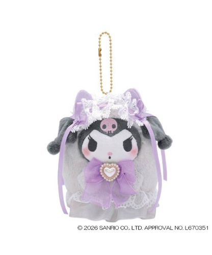 Sanrio｜Lolita Ghost Mascot Holder /Plush Keychain｜W7 x H11cm approx