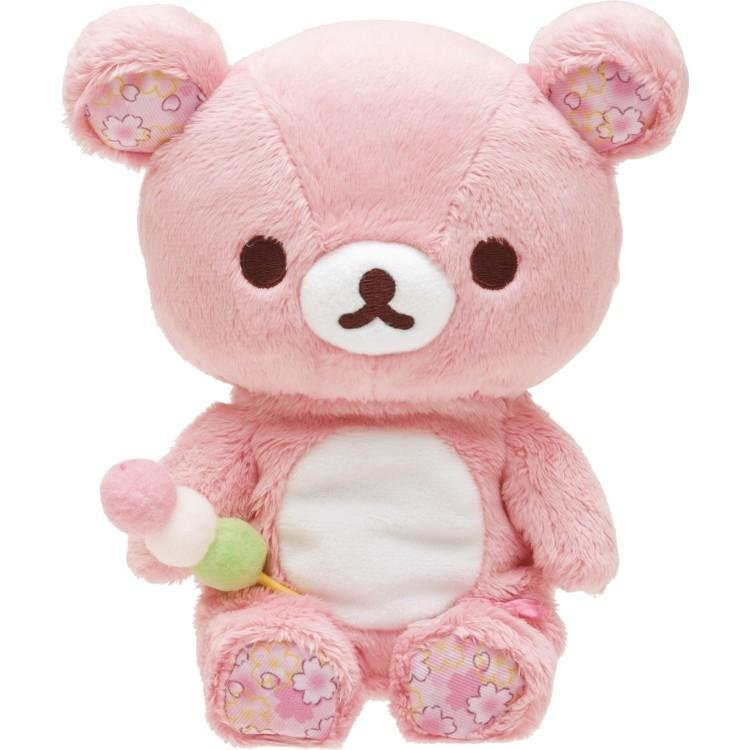 Rilakkuma｜Sakura Collectible Cherry Blossom Sitting Plush Dolls/Plush Toy｜160×150×90mm approx.✔️