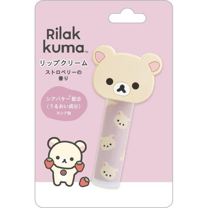 Rilakkuma｜Lip Balm with Mascot｜80 × 40 × 25 mm approx.