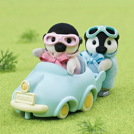 SylvanianFamilies｜Penguin Babies Ride &