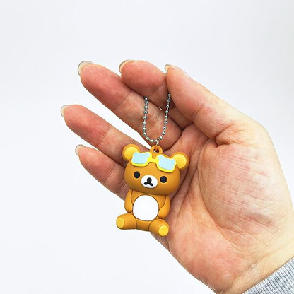Rilakkuma｜Sunglasses Figure Keychain/Keyring｜26×44×23mm approx.
