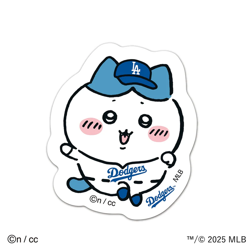 Chiikawa｜Chiikawa X  MLB Tokyo Series Die-cut Sticker｜H64 x W62mm approx.