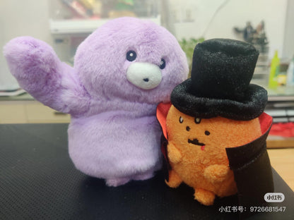 Nagano自嘲熊｜Characters Strong Nakama Fluffy Plush强壮肌肉迷你毛茸茸玩偶摆件/公仔/内有骨架和沙袋可摆造型｜約H150×W130×D70mm