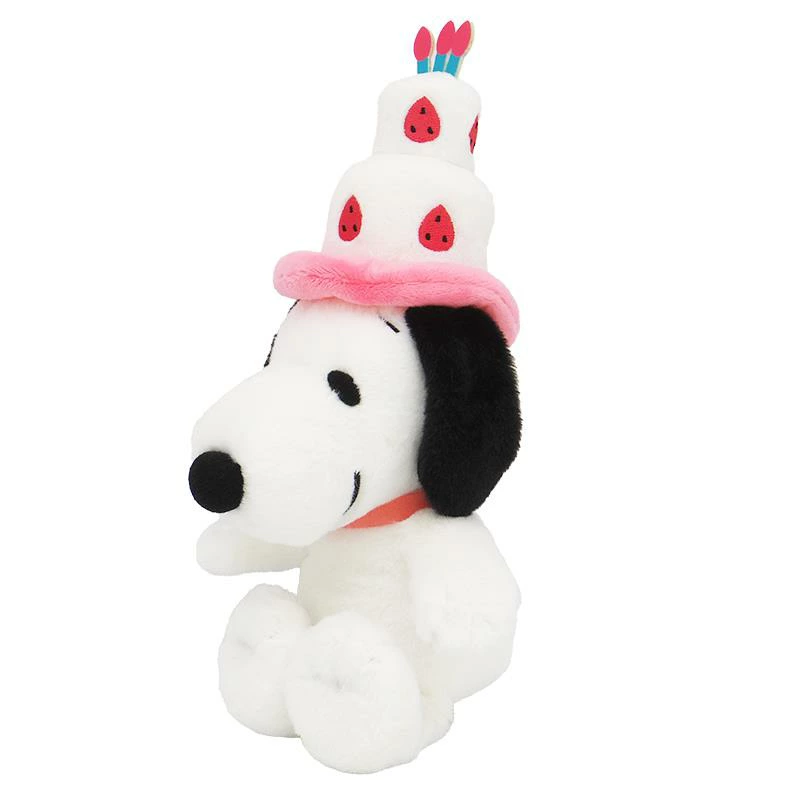 Snoopy｜Peanuts 75th Anniversary Cake Hat Plush Dolls/Plush Toy｜H26 x W14 x D15cm approx.