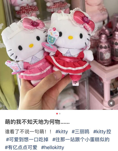 Hello kitty｜Lolita Fashion Mascot Holder /Plush Keychain｜H120 x W85 x D65mm approx.
