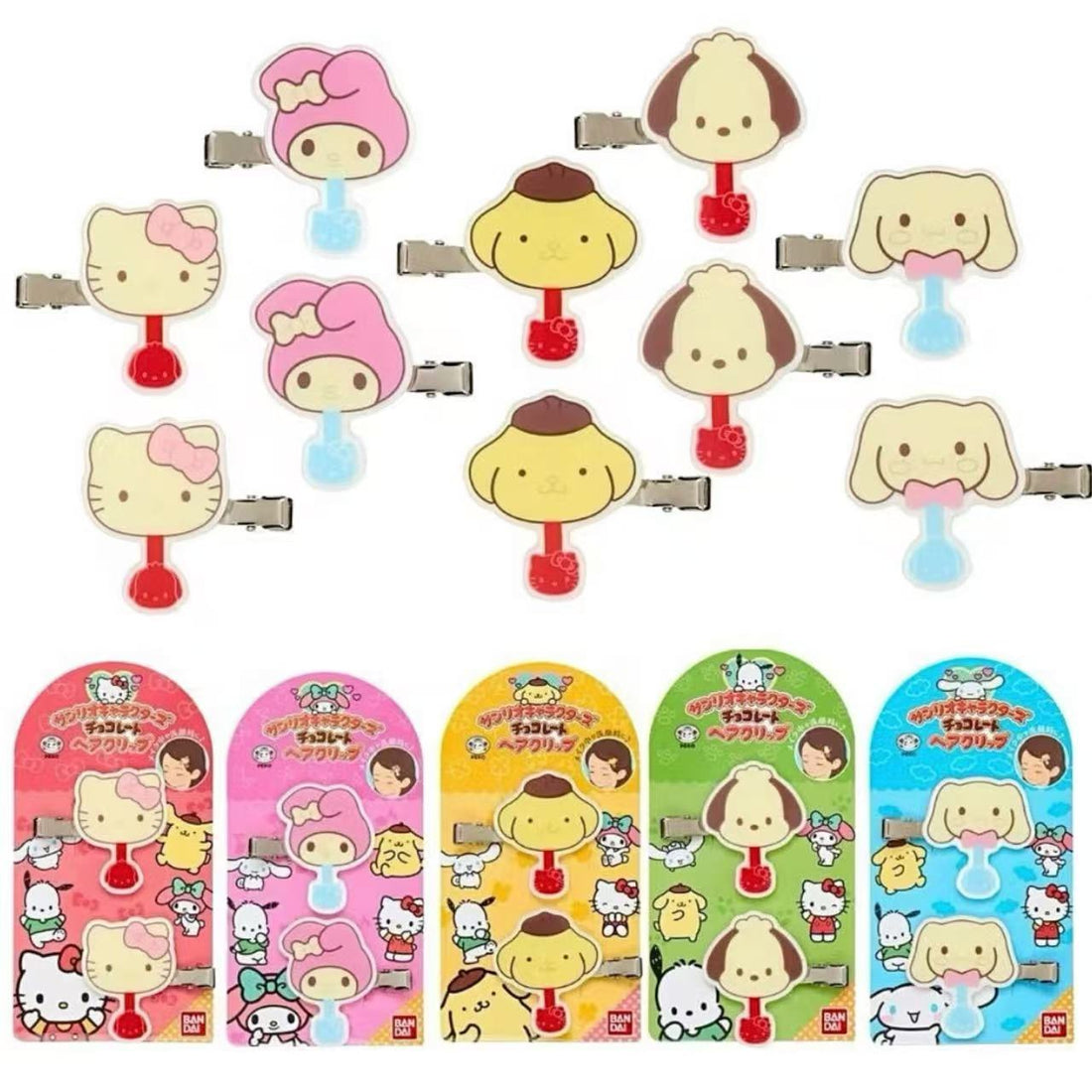 Sanrio｜ Fujiya Chocolate Hair Clip｜5.5×1×4.5cm approx.
