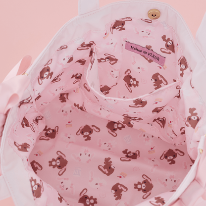 Sanrio｜Maison de FLEUR × Sugarbunnies Ribbon Tote bag