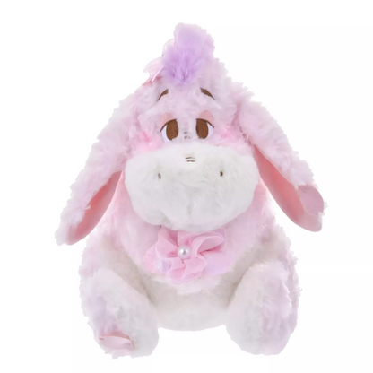 Disney迪士尼｜ Cherry Blossom Sakura 2025Collection  PlushToy 东迪2025年限定樱花粉坐姿可爱角色毛绒玩偶/公仔/超好摸玫瑰卷毛｜ 约25.5×23×20cm