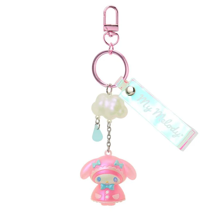 Sanrio｜Sweet Rain Collection Aurora Mascot Bag Charm Keychain｜4×2.5×4.5cm approx.