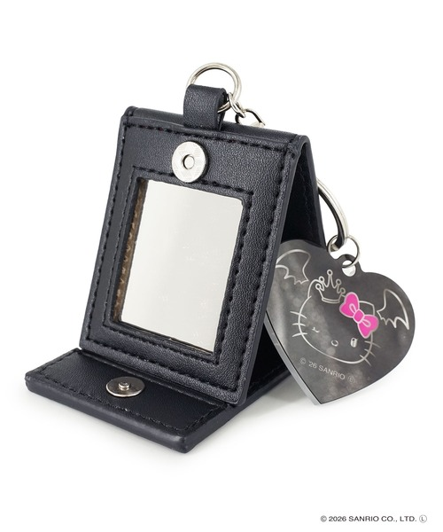 Sanrio｜Hello Kitty Keychain with Mini Mirror Charm｜0.5 x 5.5 x 6.5cm approx.