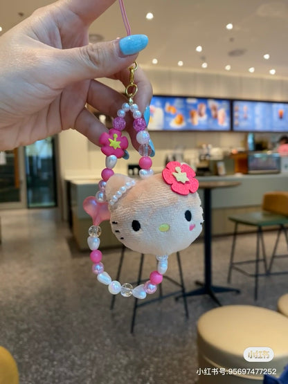 Hello kitty｜Fantasy Collection Rainbow Face Mascot Strap ｜8×3×11cm approx.