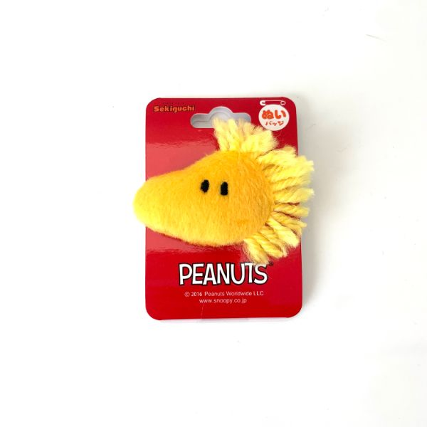 Snoopy｜PEANUTS Plush Badge｜H3.8 x W5 x D1.8cm approx.