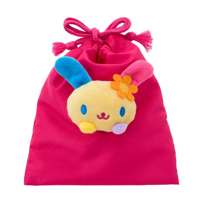 Sanrio｜Face Mascot Drawstring Bag｜16×1×17.5cm approx.