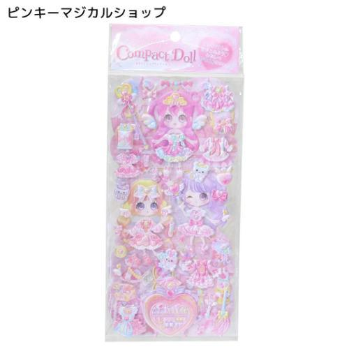 Q-LiA｜Kirarin Compact Doll Stickers｜95 x 195 x 3 mm approx.