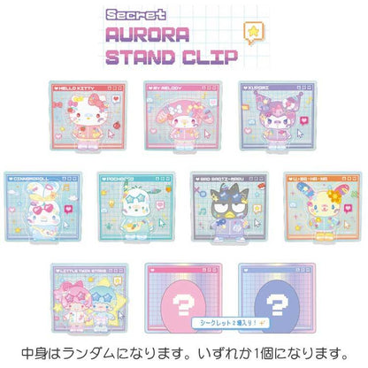 Sanrio｜ Characters Decora-chic Memo Clip Stand mystery bag/blind box/All 10 types｜1pcs