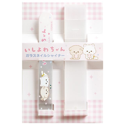 Sanx｜Character Mix Care Item Glass Nail Shiner Heart Ribbon｜ H110 x W70mm approx.