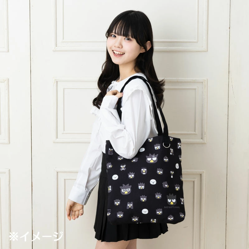 Sanrio｜Hangyodon &amp; Bad Badtz-Maru Funny Face Design Tote Bag