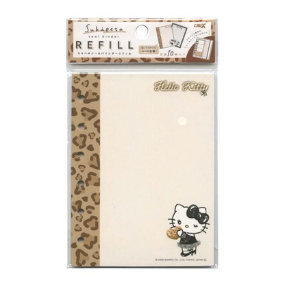 Sanrio｜Hello Kitty 6 Hole Sticker Binder Refill｜10 sheets