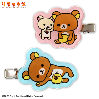 Rilakkuma｜Collaboration Acrylic Bangs Clip｜4.2cm x 3.4cm approx.