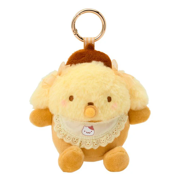 Sanrio｜Baby Ribbon Fluffy Mascot Holder /Plush Keychain｜120×130×75mm approx.