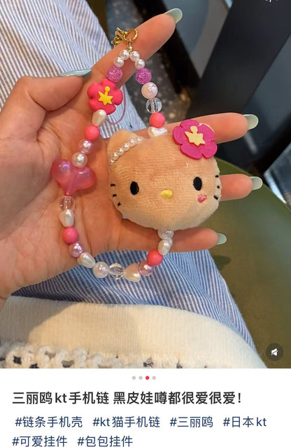 Hello kitty｜Fantasy Collection Rainbow Face Mascot Strap ｜8×3×11cm approx.