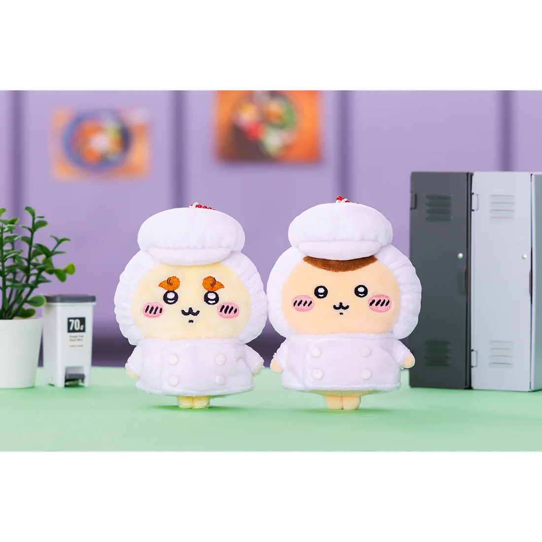 chiikawa｜Restaurant Chef Mascot Holder /Plush Keychain｜120×85×50mm approx.