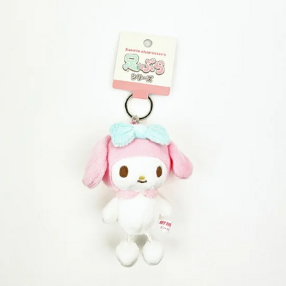 Sanrio｜Hanging Legs Series Mascot Holder /Plush Keychain｜120x55x48mm approx.