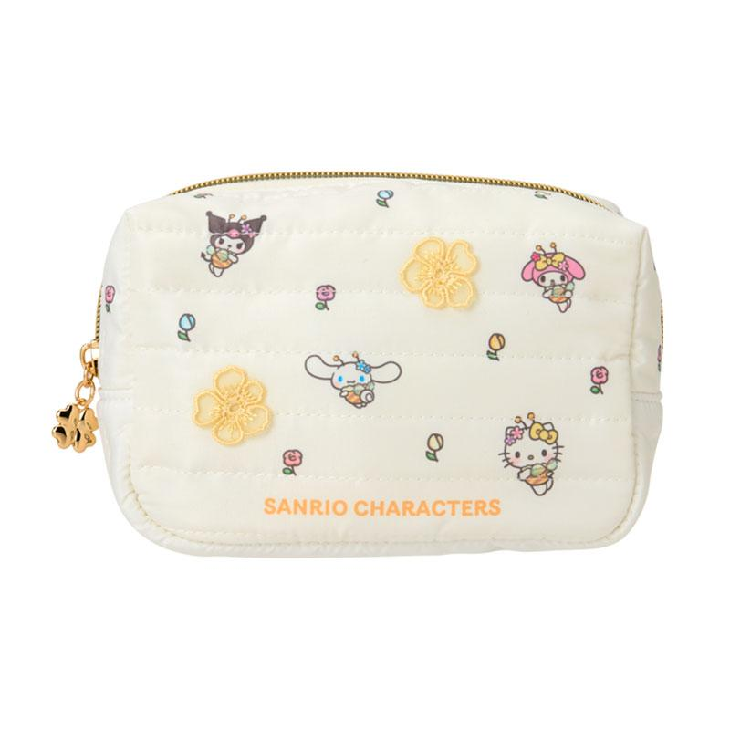 Sanrio｜Flower-Loving Hachi pouch｜16cm x 8cm x 11.5cm approx.