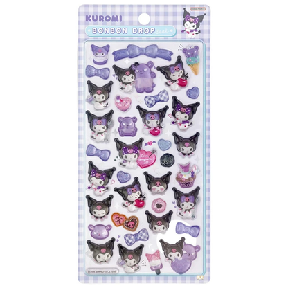 Sanrio｜Gingham Bonbon Drop Seal 3D Sticker｜95×170×5mm approx.