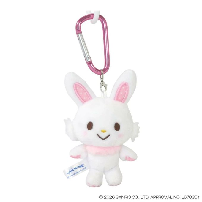 Sanrio｜Carabiner Mini Mascot Holder /Plush Keychain｜8.5cm×6cm×4.5cm approx.