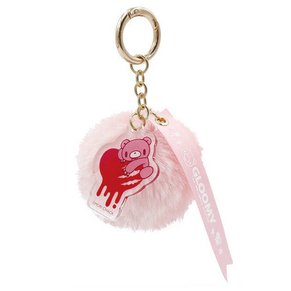 Gloomy Bear｜Fluffy Ball Charm Keychain｜7.5cm dia.