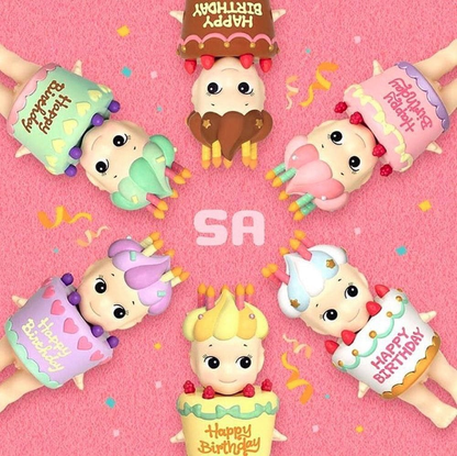 Sonny Angel｜Happy Birthday Gift Series Cake mystery bag/blind box/All 6 types｜1pcs