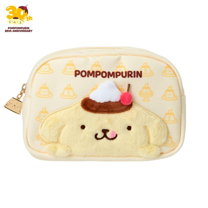 Sanrio｜PomPomPurin 30th Anniversary Pouch｜18cm x 5cm x 12cm approx.