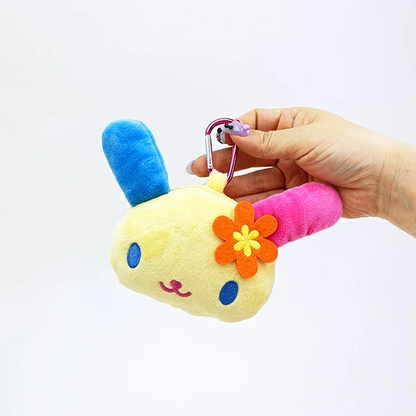 Sanrio｜Zipper Mascot with Carabiner/Plush Keychain｜10.3cm×11.6cm×5cm approx.