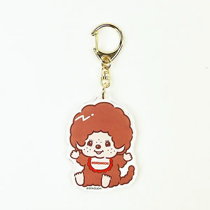 Monchhichi｜Acrylic Keychain/Keyring｜6cm x 4.2cm approx.