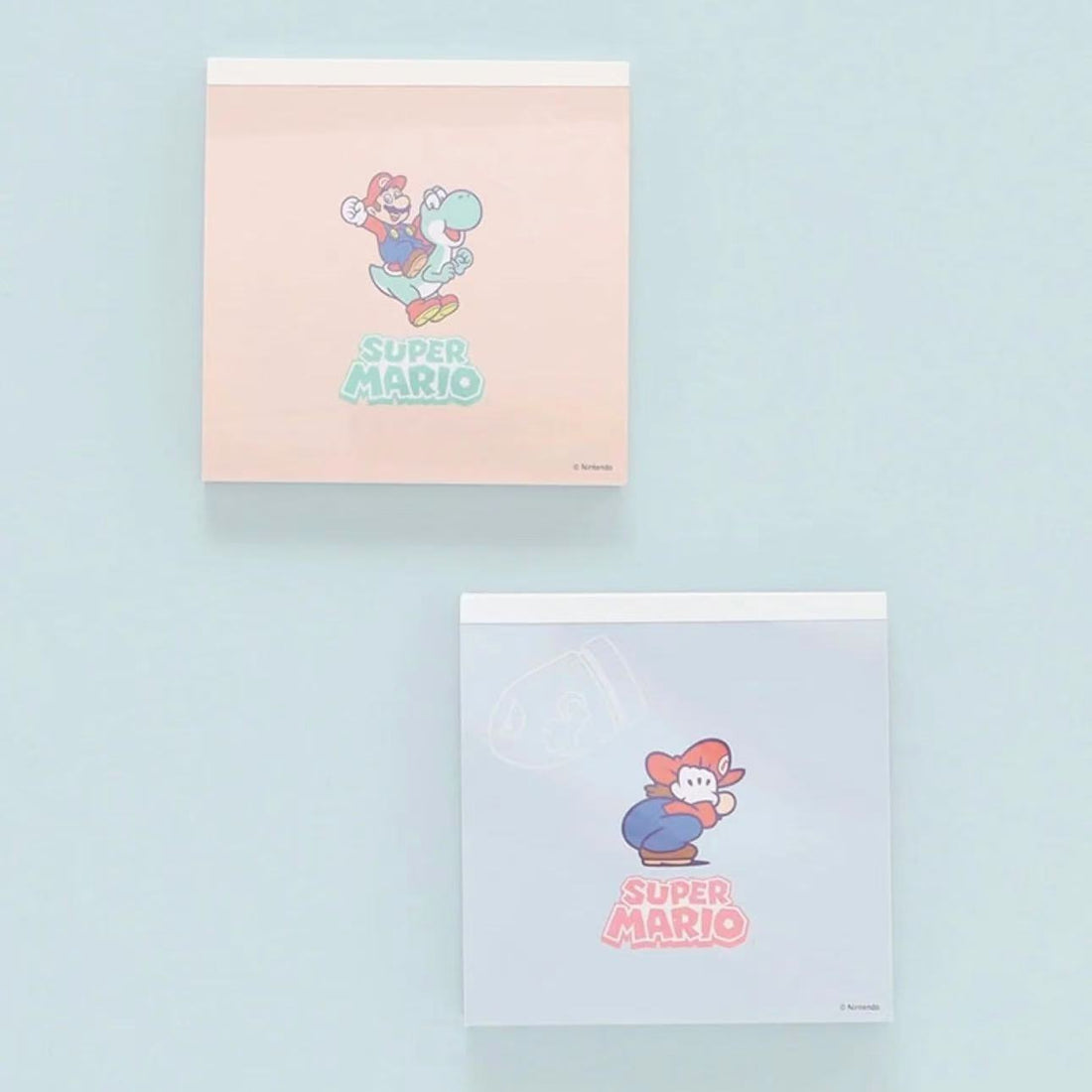 Nintendo｜Super Mario Brothers Square Memo｜95×95×10mm approx.