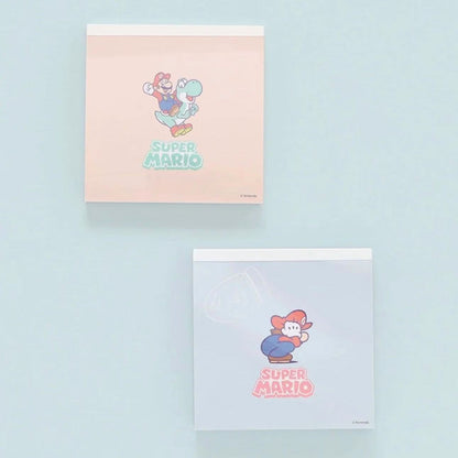 Nintendo｜Super Mario Brothers Square Memo｜95×95×10mm approx.