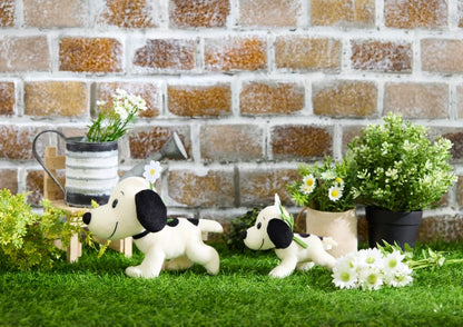 Snoopy｜Peanuts First Snoopy Keychain Mascot Plush Toy75周年限定头顶花花史努比毛绒玩偶挂件/包挂｜12cm×7cm×4cm approx.