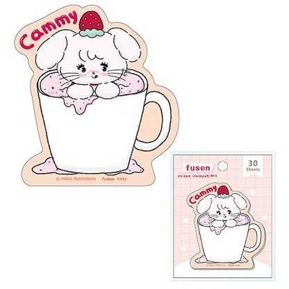 mikko illustrations｜Funbox Die-cut sticky notes｜30 Sheets