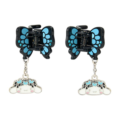 Sanrio｜Butterfly Swaying Charm Mini Hair Clip Set｜3×2.5×2.5cm approx.