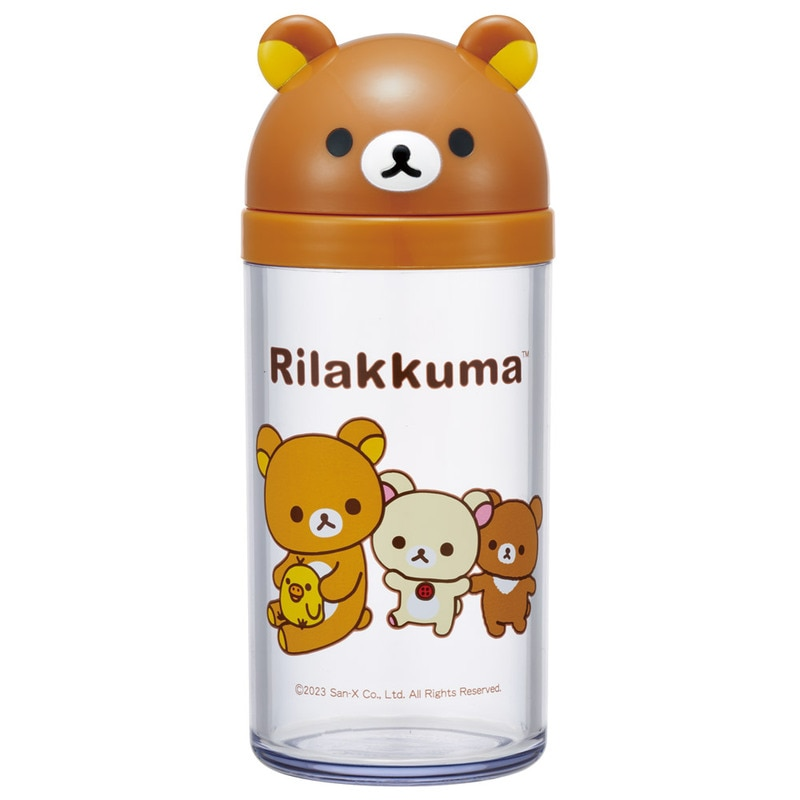 Rilakkuma轻松熊｜轻松熊树脂调味罐/调味瓶/3种开口｜ 约直径64×145.5mm