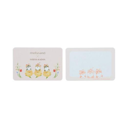Mofusand｜Hibiya Kadan Mini Letter Set｜75×106×3mm approx.