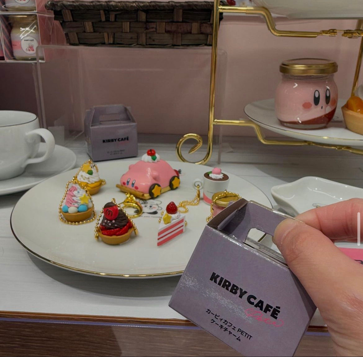 Kirby星之卡比｜cafe卡比咖啡馆PETIT限定甜品吊饰挂件盲盒/全6种｜1枚入