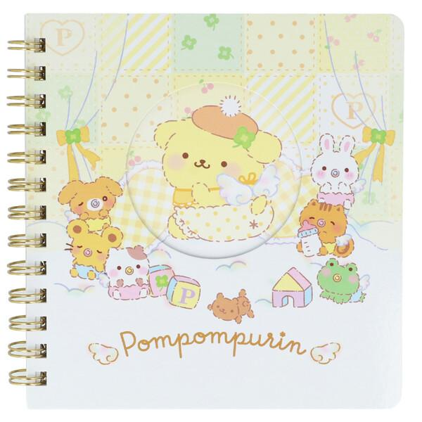 Sanrio｜Square ring notebook with window｜60 pages