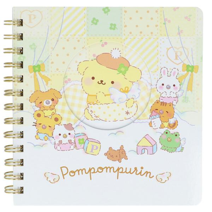 Sanrio｜Square ring notebook with window｜60 pages
