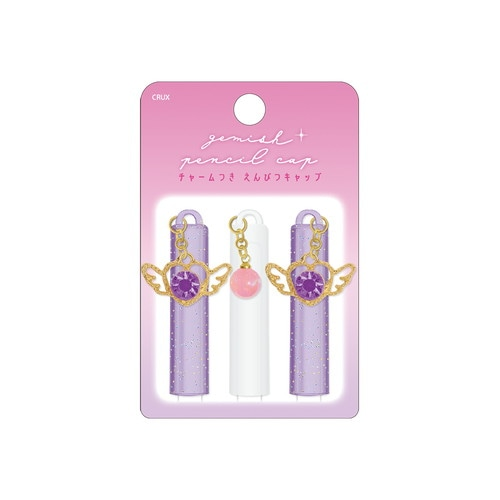 Crux｜Gemmish Charm Pencil Cap｜W66×H90×D11mm approx.