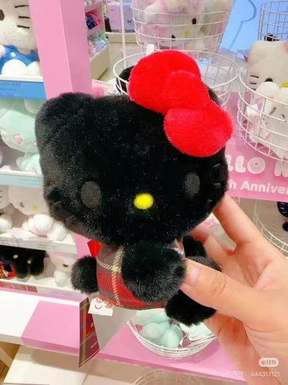 HelloKitty凯蒂猫｜Sanrio Hello Kitty 50th Anniversary50周年限定缤纷24色colors毛绒玩偶/公仔 ｜约12.5 x 9.8 x 15 cm