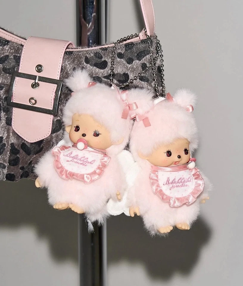 【limit 1】Monchhichi｜Bebichhichi × jouetie Angel and Devil Mascot Holder /Plush Keychain